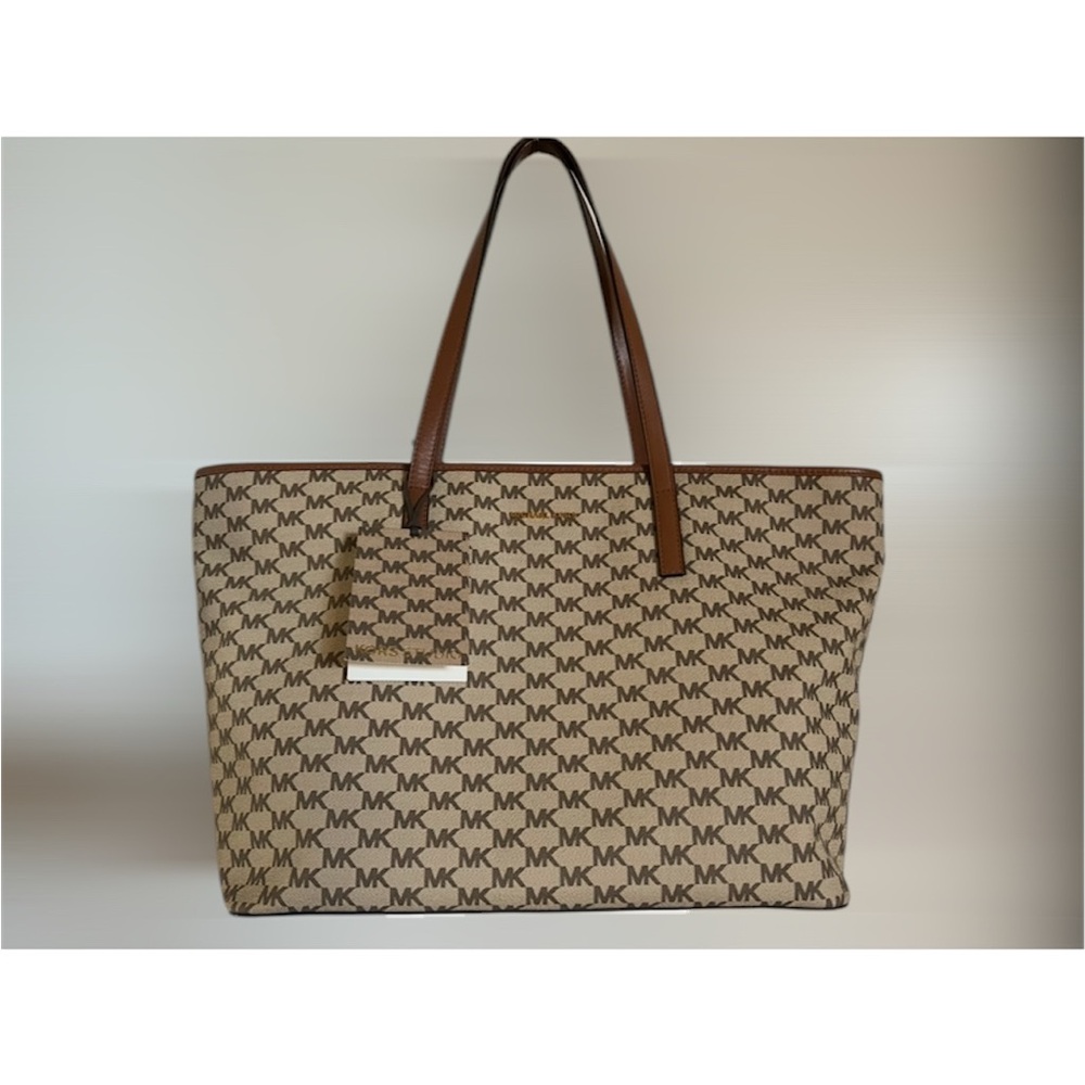 Michael Kors Signature Brown Logo Tote